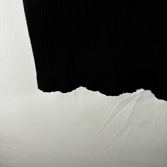Lulus Size XL Long Sleeve Bodycon Dress Black Sweet Season Ribbed Mock Neck - Picture 16 of 16